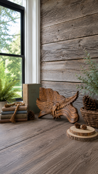Eagle wooden flags