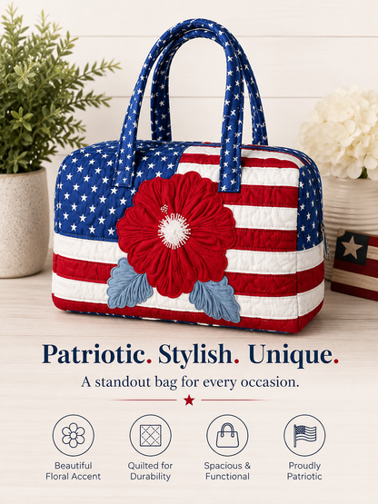 American flag tote bags